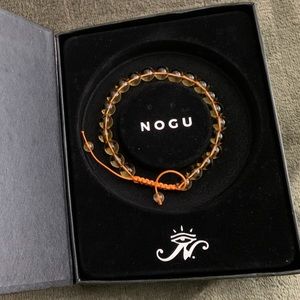 Nogu Beaded Bracelet Orange Genuine New